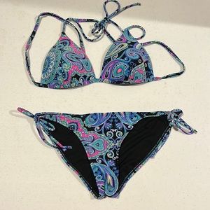 Patterned Bikini Set